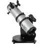 Celestron StarSense Explorer 150 mm Dobsonianas teleskopas su išmaniojo telefono dokais, stalo baze, 150 mm paraboliniu veidrodžiu, Tefloniniais guoliais ir 1,25” pavarų fokusavimo sistema