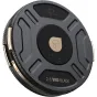 PolarPro Mini MagLock VND 2–5 Black Mist filtras, 1/4 galvos, su išgraviruotu tekstu priekyje ir MagLock žiedu su aliuminio apsaugomis šone.