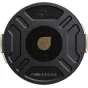 PolarPro Mini MagLock VND 2-5 Black Mist filtras, juodas apvalus stiklas su auksiniu logotipu ir šoninėmis aliuminio dangteliais, 2-5 žingsnių kintamas ND, CPL ir 1/4 Black Mist, tinkantis Leica Q3 ir Fujifilm X100VI