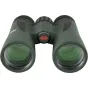 Kowa BD III 42-8 XD binokliai su 8x didinimu, 42 mm objektyvo lęšiais, žaliu korpusu, juodu guminiu rankeniu ir centriniu fokusavimo ratuku su raudonu Kowa logotipu.