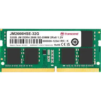 JetRAM DDR4-2666 SO-DIMM CL19 (2Rx8) 32GB JetRAM DDR4-2666 SO-DIMM CL19 (2Rx8) 32GB