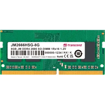 JetRAM DDR4-2666 SO-DIMM CL19 (1Rx16) 8GB JetRAM DDR4-2666 SO-DIMM CL19 (1Rx16) 8GB