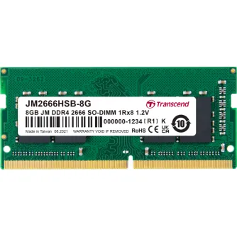 JetRAM DDR4-2666 SO-DIMM CL19 (1Rx8) 8GB JetRAM DDR4-2666 SO-DIMM CL19 (1Rx8) 8GB