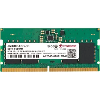 JetRAM DDR5-4800 SO-DIMM CL40 (1Rx16) 8GB JetRAM DDR5-4800 SO-DIMM CL40 (1Rx16) 8GB