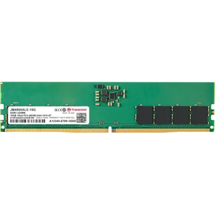 TRANSCEND JetRAM DDR5-4800 U-DIMM CL40 (1Rx8) 16GB