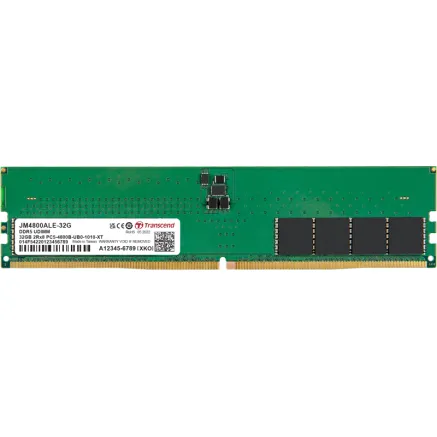 TRANSCEND JetRAM DDR5-4800 U-DIMM CL40 (2Rx8) 32GB