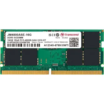 JetRAM DDR5-4800 SO-DIMM CL40 (1Rx8) 16GB JetRAM DDR5-4800 SO-DIMM CL40 (1Rx8) 16GB