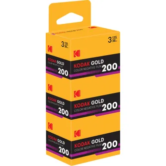 Eastman Kodak Gold 200 135-36 exp 3-pack Vertical