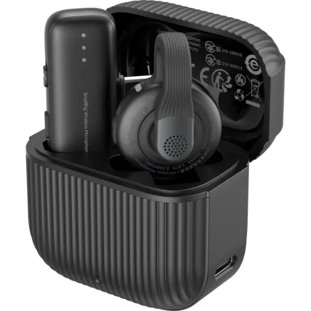 SmallRig 5718 S70-C1 Wireless Microphone with USB-C Adapter for Phones Black