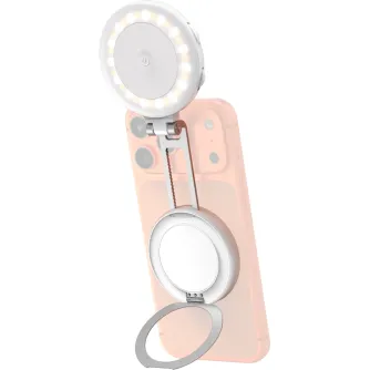 6155 M2 Attachable Mobile Phone LED Video Light (White)