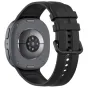 Tech-Protect juostelė iš juodo silikono Samsung Galaxy Watch 40/44/46 mm, su metaliniu užsegimu ir greito atjungimo jungtimi.
