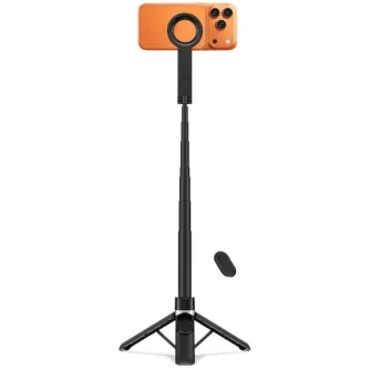 Tech-Protect juodasis 2-in-1 selfie stick-tripod su magnetiniu MagSafe tvirtinimu, išsiplečia iki 94 cm, komplekte yra Bluetooth nuotolinio valdymo pultas. Tech-Protect juodasis 2-in-1 selfie stick-tripod su magnetiniu MagSafe tvirtinimu, išsiplečia iki 94 cm, komplekte yra Bluetooth nuotolinio valdymo pultas.