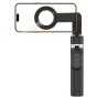 Tech-Protect L11S juodas selfie stick-tripod su MagSafe tvirtinimu prie išmaniojo telefono, turintis išplečiamą teleskopinį kotą, Bluetooth nuotolinio valdymo mygtuką ir kompaktišką sulankstytą dizainą.