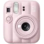 Candy pink Fujifilm Instax Mini 13 instant camera su iebūvėtu blykste, selfie veidrodžiu ir automatiška ekspozicija