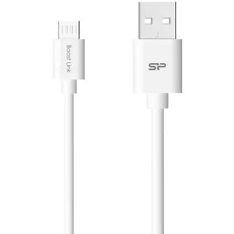 Silicon Power cable microUSB Boost Link 1m, white