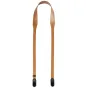 Tan Peak Design Form Leather kameros diržas, 118,5 cm ilgio, pilnagrūdės oda su žemaprofiliais Anchor Link jungtimis ir aliuminio aksesuarų kilpa, minimalistinis dizainas.