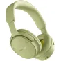 Bose QuietComfort 2-osios kartos belaidės ausinės eukalipto žalia spalva su paminkštintu galvos juosta, minkštais ausų pagalvėlėmis ir matomu Bose logotipu.