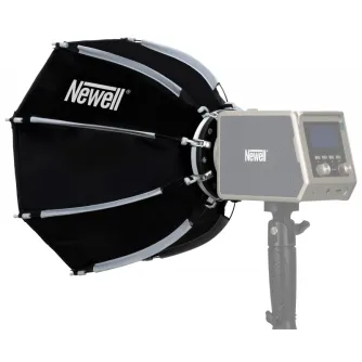 Newell 30 cm oktagoninis softboxas su Mini Bowens FM tvirtinimu, valdymo įrenginiu ir stovu, kompaktiškas apšvietimo priedas portretų ir produktų fotografijai Newell 30 cm oktagoninis softboxas su Mini Bowens FM tvirtinimu, valdymo įrenginiu ir stovu, kompaktiškas apšvietimo priedas portretų ir produktų fotografijai