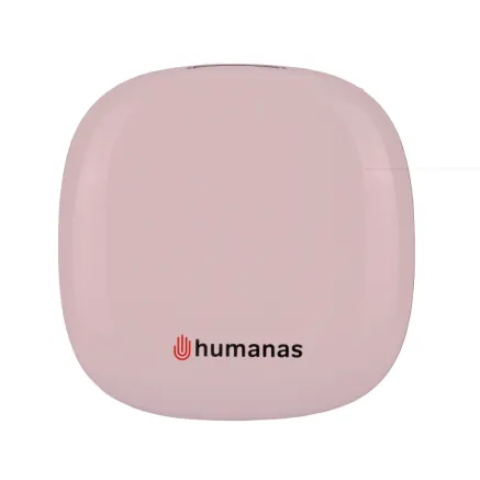 Humanas HS-PM01 Make-up Mirror with LED Lights - Pink