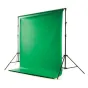 Falcon Eyes Background System with Vinyl Chroma Key Green 2,75m