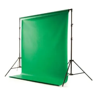 Fonu komplekti ar turētāju - Falcon Eyes Background System with Vinyl Chroma Key Green 2,75m - ātri pasūtīt no ražotāja