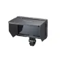 Godox GM6S Pro 4K Ultra Bright Camera Monitor Kit 2 su nuimamu sulankstomu saulės skydeliu, 5,5" 2000-nit jutikliniu ekranu, 4K HDMI, montuojamas ant šaltojo laikiklio, ant švaraus balto fono