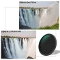 Adjustable ND Filter Fader Nano-X ND8-ND128 67mm K&F Concept