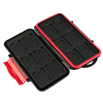 SD / microSD memory card case MITOYA [red]