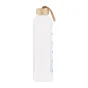 KiCA Hydro Glass Sports Bottle 1000 ml - White