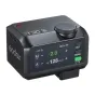 Kompaktiškas GODOX iT30Pro blykstė Nikon su spalvotu jutikliniu ekranu, dideliu viršutiniu reguliatoriumi ir USB-C prievadu, rodoma artimu planu
