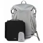 Urth Helios Outdoor Backpack 40L (Stone) + Core Camera Cube M + Stratus Rain Cover