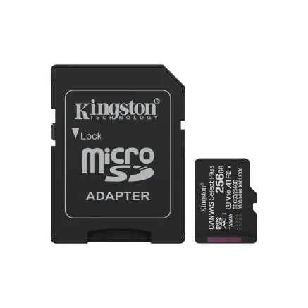 MEMORY MICRO SDXC 256GB UHS-I/W/ADAPTER SDCS3/256GB KINGSTON
