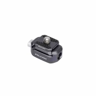 Falcam F22 greito leidimo plokštė panoraminėms kameroms, juodas aliuminis su neslystančia paviršiumi ir 1/4" varžtu, dalis Falcam F22 Panoramic Camera Quick Release Kit, suderinama su Insta360. Falcam F22 greito leidimo plokštė panoraminėms kameroms, juodas aliuminis su neslystančia paviršiumi ir 1/4" varžtu, dalis Falcam F22 Panoramic Camera Quick Release Kit, suderinama su Insta360.