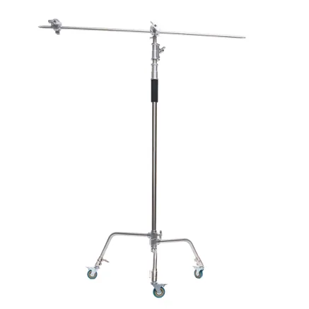 Caruba C Stand with Boomarm and Wheels LS 9W