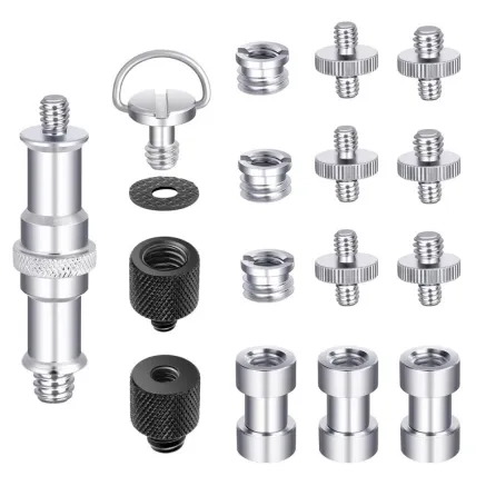 Neewer 16 Pieces Tripod Screw Adapter Converter