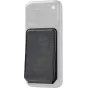 SmallRig 6731 Megasafe Wallet Stand Black, įjungtas į šviesų telefono vaikų, turinčias tekstūruju melną kvėpą su izvystytu SmallRig logotipu, šewinčius ir įjungta kaip mobilų foto aparato standą ir lauką.