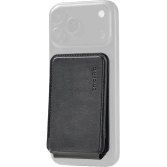 SmallRig 6731 Megasafe Wallet Stand Black, įjungtas į šviesų telefono vaikų, turinčias tekstūruju melną kvėpą su izvystytu SmallRig logotipu, šewinčius ir įjungta kaip mobilų foto aparato standą ir lauką. SmallRig 6731 Megasafe Wallet Stand Black, įjungtas į šviesų telefono vaikų, turinčias tekstūruju melną kvėpą su izvystytu SmallRig logotipu, šewinčius ir įjungta kaip mobilų foto aparato standą ir lauką.