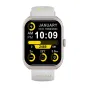 Colmi P86 aušros slimtas slėgstė su baltu silikonu įsakuotu, parododantis digitālų watch face su laiku 10:09, datumu 19.04.2024, akumulių lygį, 2489 žingsnių, 22°C temperatūrą, 3.8KM atstumą ir kitiems sveikatos parametrams.