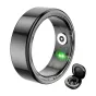 COLMI R02 Smart Ring, size 8, 18.1 mm (black) + charging case