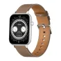 COLMI C28 šviesias kovės įvežimo su medžią krūtų strapa, 1,93‑duočių AMOLED ekranas, Bluetooth skambinama, sveikatos izdarymas ir 100+ sportų režimai, parodotas komerciniame paveikslėlyje.