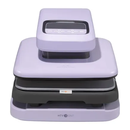 HTVRONT Auto 2 Digit Heat Transfer Press (Purple)