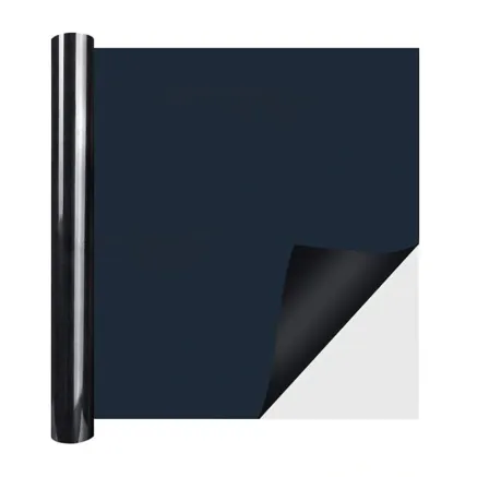 MOQ 5 HTVRONT Pure Heat Transfer Film, 12.0 in. x 5.9 ft. (black)