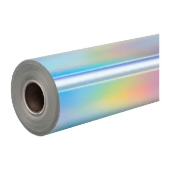 MOQ 5 HTVRONT Holographic Self-Adhesive Film, 30.5 cm x 90 cm (silver) MOQ 5 HTVRONT Holographic Self-Adhesive Film, 30.5 cm x 90 cm (silver)