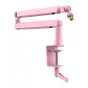 Fifine BM88 pinkus apdidelio profilių mikrofonų ranka su C‑klipu, 706 mm galimybė, entabūto kabelio valdymą ir 1/4‑, 3/8‑ ir 5/8‑ inčiai šikštyrių eškirties adaptoriais.