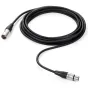 Godox Extention Power Cable for FL Soft LED Light - black coiled cable with silver XLR connector, providing extended power distance for flexible lighting.