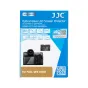 JJC GSP GFX100II Optikos šildos apsaugos paketas Fujifilm GFX 100II, rodoja čerką su LCD ekranu, ikonas 9H sunkumo, 95% šviesa perdavimo, 2.5D kūrimų ir 0.3 mm dydžio, QR kodą ir brandu logotipį