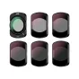 JJC F-DP3K6 filtrų setas DJI Osmo Pocket 3, įskaitan magnetinį CPL filtrą ir ND8, ND16, ND32, ND64, ND256 filtrus su optikos glaso ir apsaugos pavadinimu.