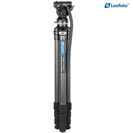 Leofoto LS-324CEX+BV-10 Ranger Series Carbon Fibre Video Tripod Kit + Fluid Head