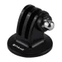 Puluz Jaws Flex Clamp Mount – kompaktiškas juosčiai plastikas greito leidymo adapteris su šviesu kuguliu jointu, sklandžiai tinkama GoPro, Insta360 ir DJI akciju kameroms