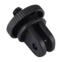 PULUZ Mini Mount su 1/4‑duo nuotrauku, knurlingais reguliavimo knopu ir 3,9 mm įkrovimo galimybė